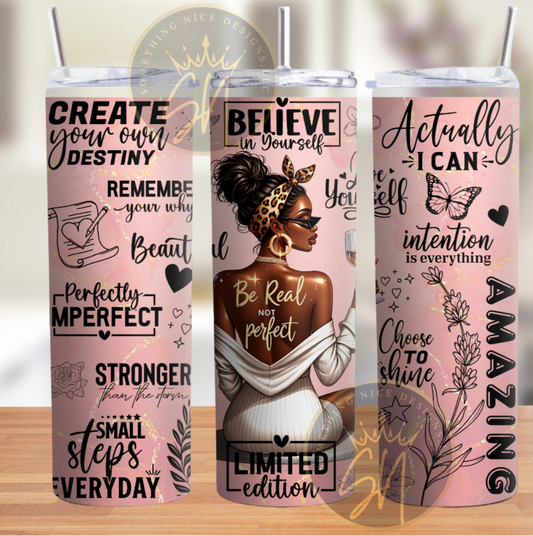Positive Affirmations Tumbler | 20 oz