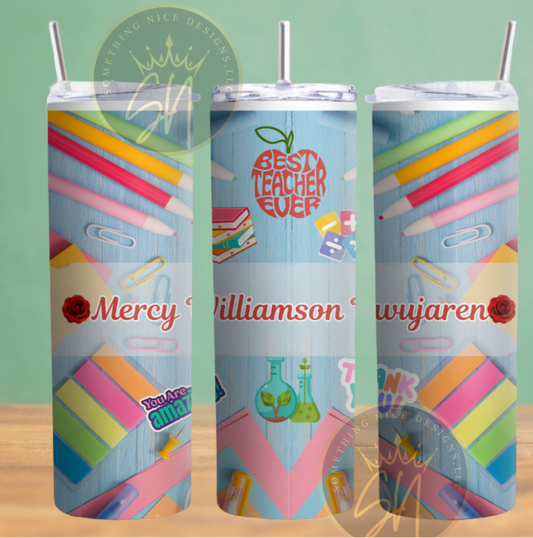 Personalized Educator 20 ounce Tumbler