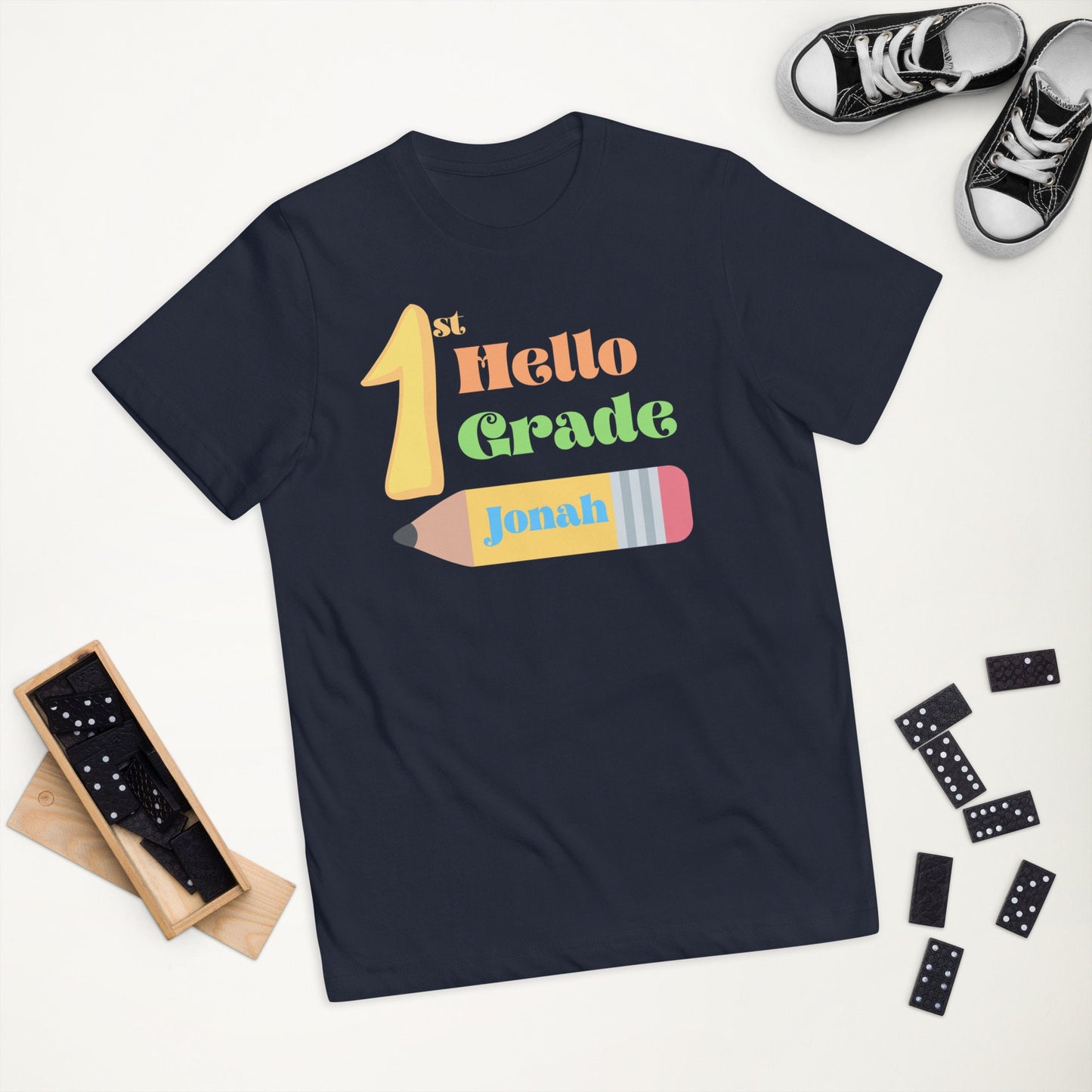 Back to school shirts, hello first grade tee, gift ideas, toddler shirts, personalized shirts, fun and creative