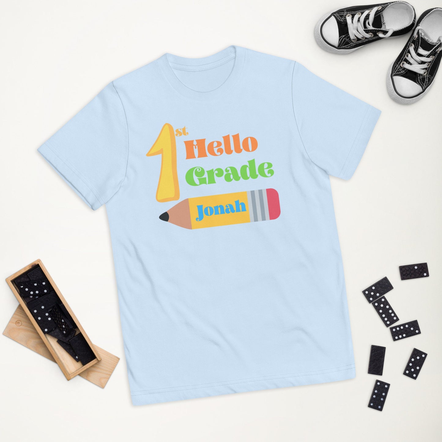 Back to school shirts, hello first grade tee, gift ideas, toddler shirts, personalized shirts, fun and creative