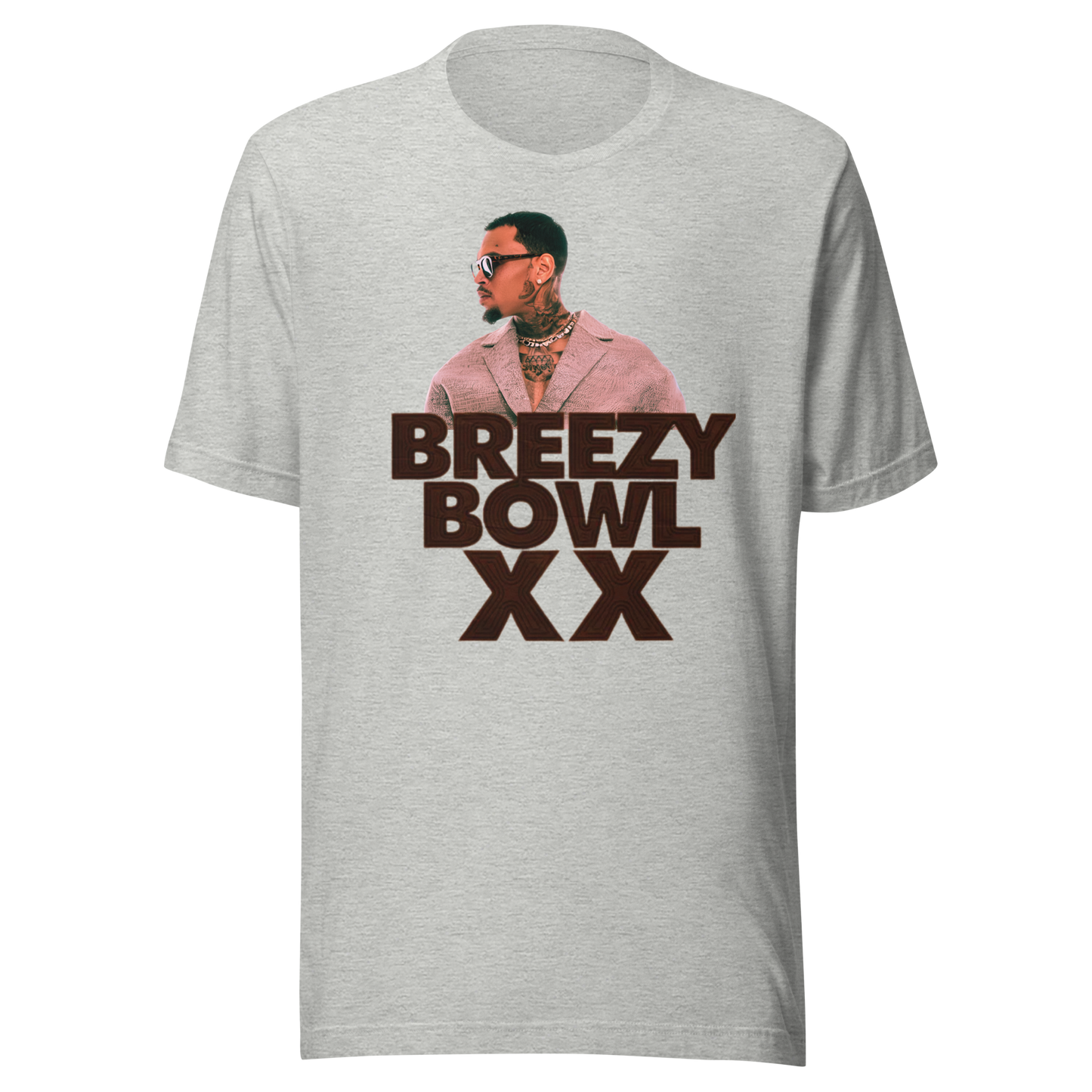 Chris Brown Breezy Bowl XX Concert 2025 Tshirt and 20 Ounce Tumbler Bundle, music Y2K shirt, Celebrity inspired unisex shirt