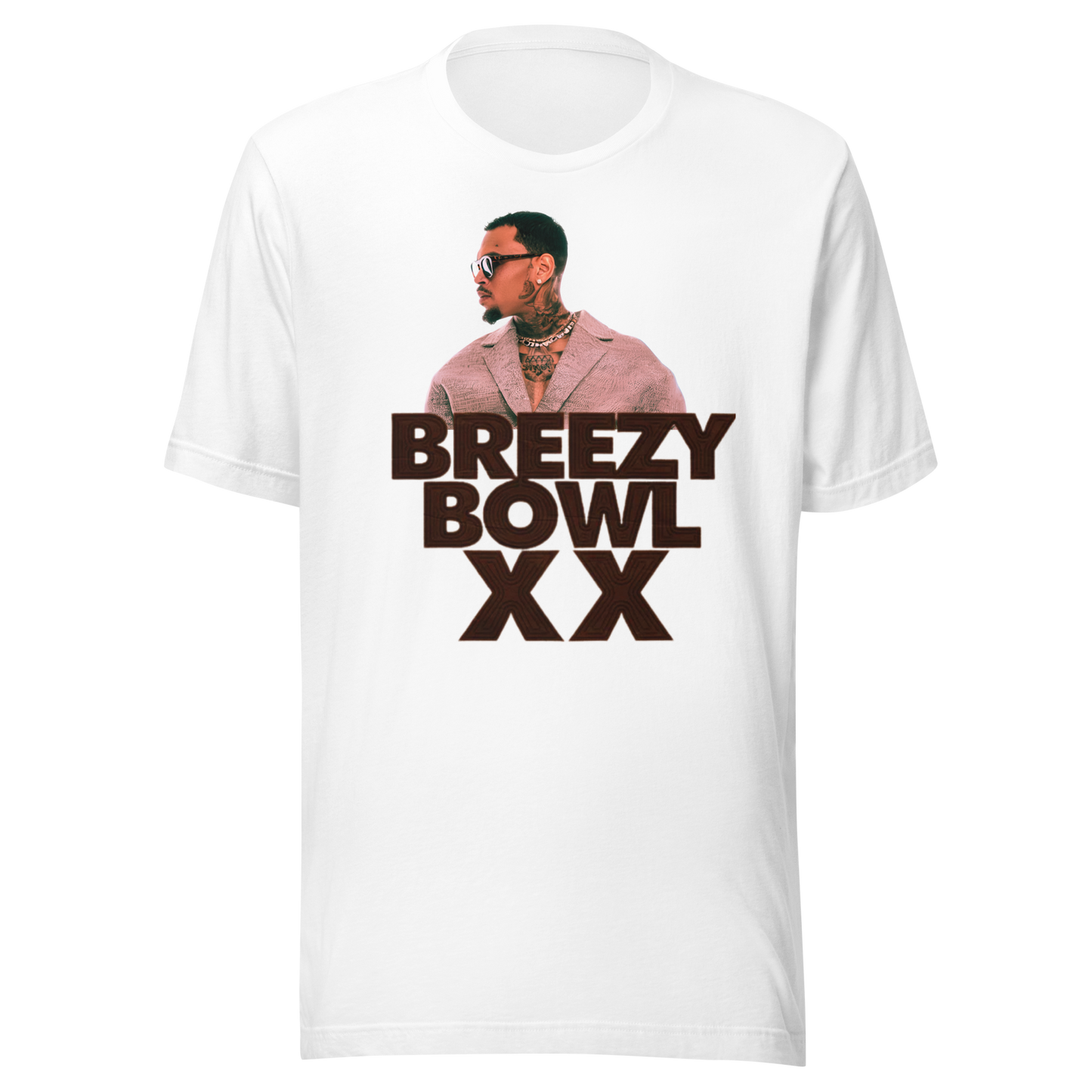 Chris Brown Breezy Bowl XX Concert 2025 Tshirt and 20 Ounce Tumbler Bundle, music Y2K shirt, Celebrity inspired unisex shirt