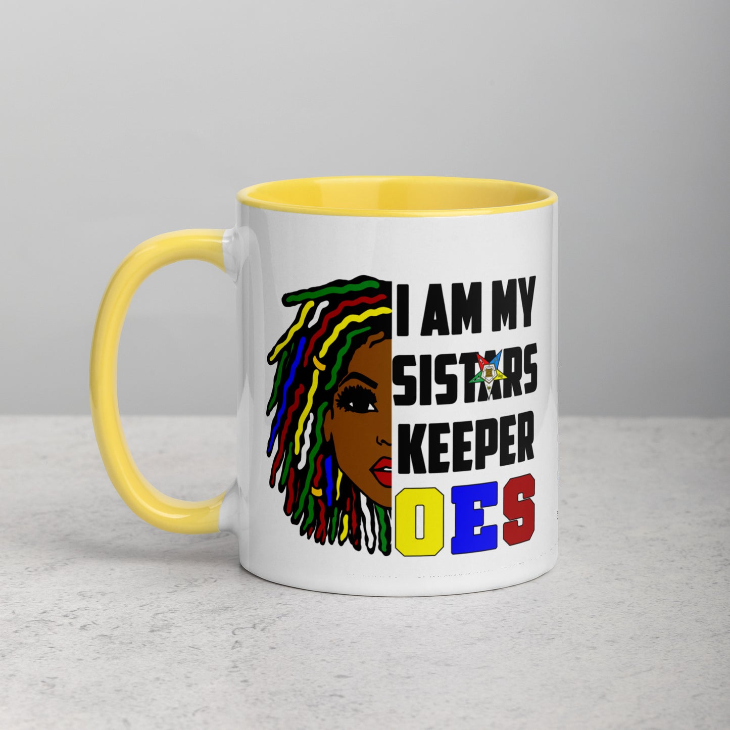 Order of the Eastern Star mug, OES cup, sistars coffe mug, phamily, free masonry, birthday gift idea for her, Christmas gift, sorority