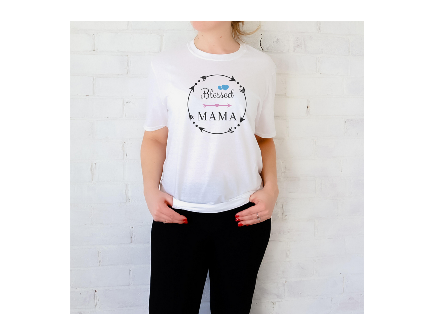 Blessed Mama tshirt. Mother's day gift.