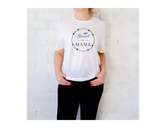 Blessed Mama tshirt. Mother's day gift.