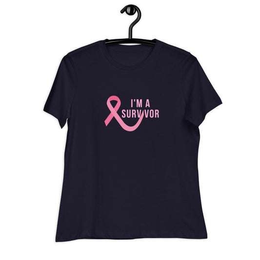 Breast cancer tshirt, cancer survivor tee, the cure tshirt, fight breast cancer shirt, I'm a survivor tshirt, cancer survivor gift idea