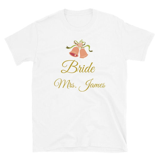 Bridal shower tshirt, wedding day tee, matching Mr and Mrs shirts, engagement tshirts, bride and groom gift idea, honeymoon shirts